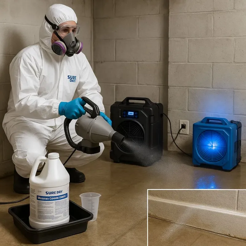 Sanitization and Odor Removal process in Quail Creek, TX